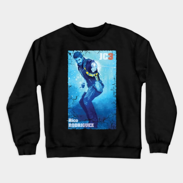 Just Cause 3 Crewneck Sweatshirt by tg_tristan